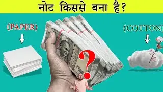 नोट कागज़ से नही बल्की इससे बनता है| What is note made of?| FACTS' MINE | SHORTS FACTS | MONEY