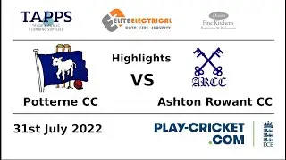 Highlights - Potterne vs Aston Rowant - ECB National Club Championship - 31st July 2022
