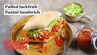 Pulled Jackfruit Panini Sandwich | Burger mit Fleischalternative | Schrot&Korn Rezept
