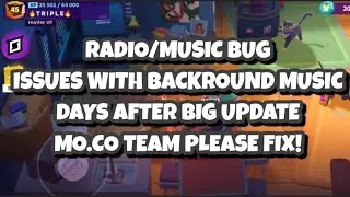 Current Issue Bug With Radio Music No Backround Music After Big Update.. #MOCO #SUPERCELL #GAMEPLAY 