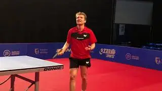 Table Tennis Legends Tour Schlager Werner and Chen Weixin