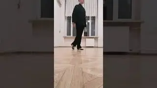 Медленный вальс(М. в.) перемена с правой ноги(П. п. н.) 1 часть. #Спортивные #бальные #танцы.