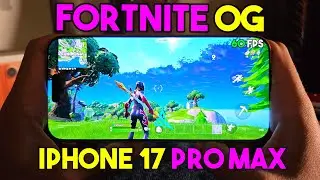 🟧IPHONE 17 PRO MAX vs FORTNITE OG a 60 fps!!!🐐🔥Vale la PENA?🧐