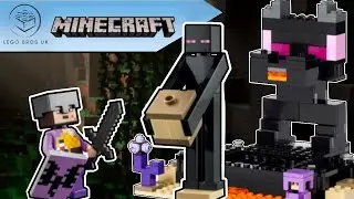 Lego Minecraft The End Arena [New LEGO Set 2023] | Lego Set 21242 Speed Build #lego #minecraft #afol