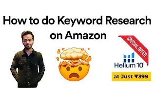 Amazon Keyword Research 2024 - Best Amazon Listing Optimization Techniques | Find Profitable Kws