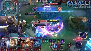 REVIEW SKIN HELCURT ZODIAC SCORPIO! 16 Kill+Maniac😱Apakah skin ini terlalu OverPower #mlbbidcreator