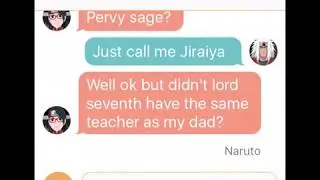 Naruto group chat- Boruto and Sarada meet Jiraiya