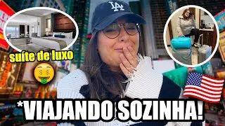 FUI *SOZINHA* para os EUA!!!
