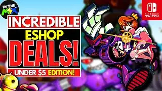 12 Amazing Eshop Deals Under $5! Nintendo Switch Eshop Sale!