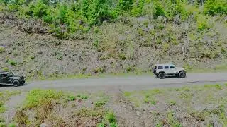 Jeep Convoy Off-road in Blue Mountain, Washington