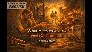 what happens when you trust God too late. A powerful story