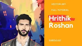 Hrithik Roshan || Full tutorial || infinite design || vector art|| manipulation