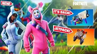 NEW JETPACK UPDATE In FORTNITE! - EGG Launcher RETURNS!, BOUNCY Eggs & MORE!