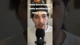 3 Pillars of Data Management |    #datagovernance #dataarchitecture #dataquality #datamanagement