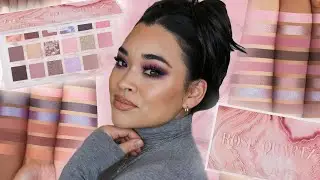 HUDA BEAUTY ROSE QUARTZ PALETTE REVIEW