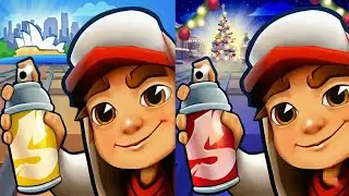 Subway Surfers: Sydney 2024 🆚 Winter Wonderland 2024 Map Comparison Gameplay!