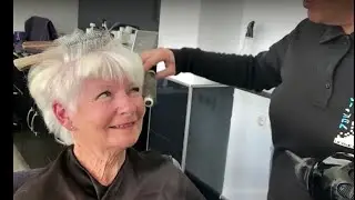 How to Blow dry short hair TIPS by Amal Hermuz