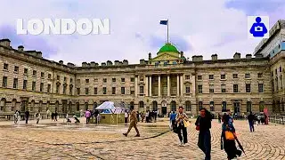 Amazing Rainy Day Walk London 2025 | Piccadilly Circus, New Bond Street, Oxford Street [4K HDR]