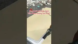 D&ugrave;ng Lưỡi Cắt N&agrave;o T&aacute;ch Tấm Panel Kh&ocirc;ng Teo Xốp #panelthinhphat #panel #thicongpanel