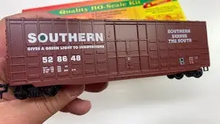 BUILDING A BOXCAR KIT - TRAINS ARE FUN MAIL