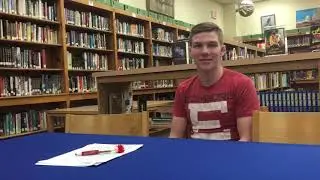 Cambridge Springs wrestler Tye Varndell signs with Edinboro University, November 14, 2018