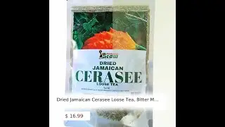 Dried Jamaican Cerasee Loose Tea, Bitter Melon 2oz Rastaman Stew