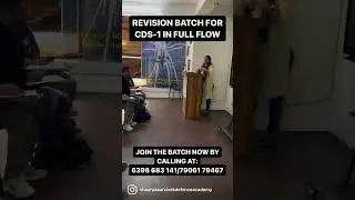 REVISION BATCH FOR CDS-1 IN FULL FLOW. I #cds #revision #cds2023 #cds1