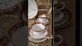 Royal Albert tea set #home #teatime #homedecor #pottery #royaltea #ceramic #teatime #vintagedecor