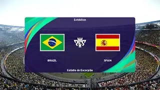 Brazil vs Spain (06/08/2024) Semi-final Olympic Games PES 2021