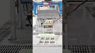 artificial stone chamfering production line  #stonemachinery #polishingmachine