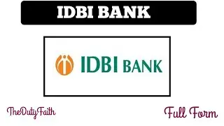 IDBI Bank Full Form || What is Full Detail Of IDBI Bank