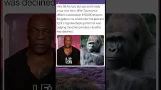 Mike Tyson offers zoo keeper a whopping $10,000#fypage #fyp #viralshort