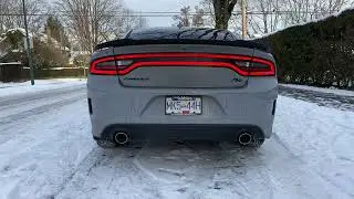 2021 Dodge Charger RT 5.7L Winter Cold Start at -5 Celsius with Stock Exhaust