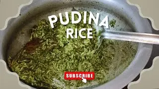 🌿 PUDINA RICE | Mint Rice Recipe | Easy & Flavorful Lunch Box Recipe 🍚