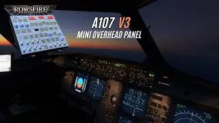 Потолочная панель Rowsfire A107 V3 A320 | Распаковка + быстрая демонстрация | Лучше ли эта модель...