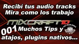 RECIBI TUS AUDIO TRACKS MIXCRAFT 001