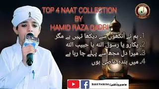 Top 4 Naat Collection by Hamid Raza Qadri | Hamid Production