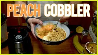 How to make a peach cobbler smoothie bowl with the Hamilton beach power elite