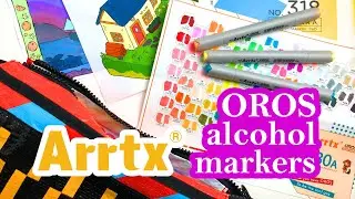 Arrtx OROS Alcohol Markers (set of 80) + Marker Paper - REVIEW!