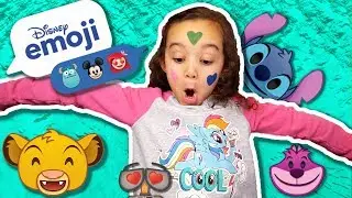 NEW DISNEY EMOJI CHAT PACKS - LEARN COLORS FOR CHILDREN WITH KIDS NURSERY RHYMES AND FACEPAINT