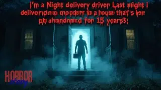HORROR I'm a night delivery driver Last night I delivered an order to a house that's been abandoned