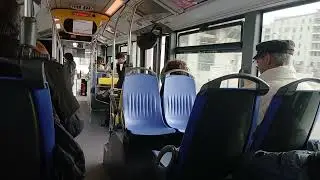 A bord d'un Mercedes citaro facelift sur la ligne 16