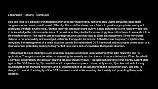 Certified Dialectical Behavior Therapy  C DBT  Professional Free Practice Test And Answers Updated