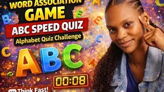 WORD ASSOCIATION 🤨 📝 ABC SPEED QUIZ | Word Game
