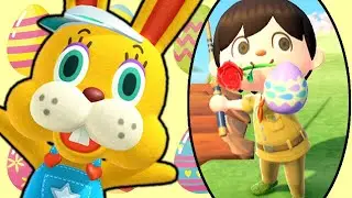 Animal Crossing New Horizons - How to Find ALL Bunny Day Eggs (Switch)