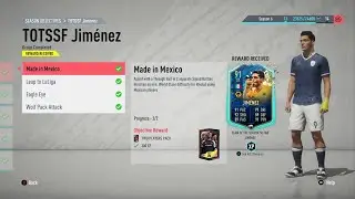 Completing TOTSSF Jimenez
