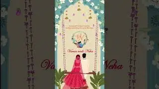Wedding Invitation Video || Whatsapp Invite || E-card || Save the Date || e- Card||  #wedding