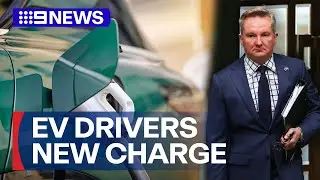 Government's battery plan booms but questions over EV charges | 9 News Australia