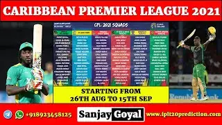 CPL 2021 full fixing reports | CPL 2021 Prediction | Caribbean Premier League 2021 Prediction