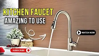 WEWE Kitchen Faucet with Pull Down Sprayer Review | link in description 👇